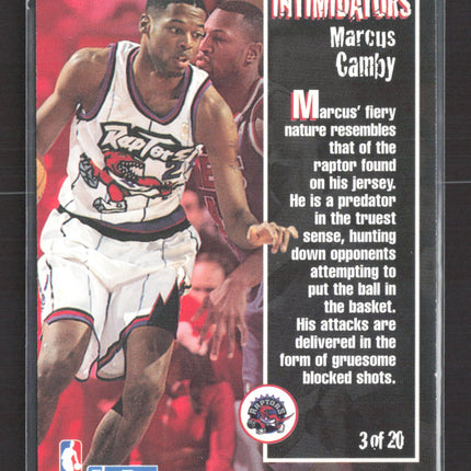 1997 SkyBox Premium Intimidators Marcus Camby #3 of 20