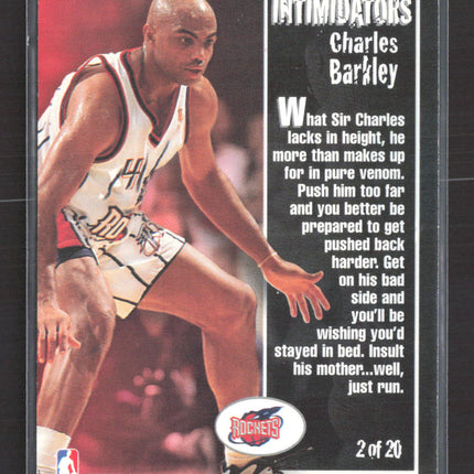 1997 SkyBox Premium Intimidators Charles Barkley #2 of 20
