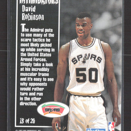 1997 SkyBox Premium Intimidators David Robinson #18 of 20