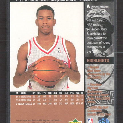 1996 Upper Deck Allen Iverson #91