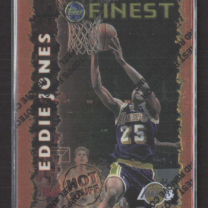 1996 Topps Finest Hot Stuff Eddie Jones #HS