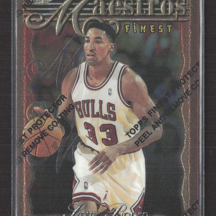 1996 Topps Finest Maestros Scottie Pippen #M42