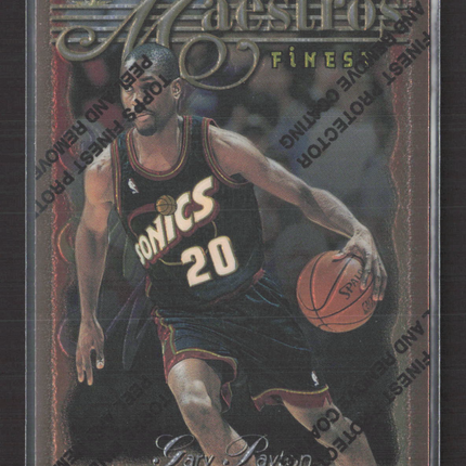 1996 Topps Finest Maestros Gary Payton #25