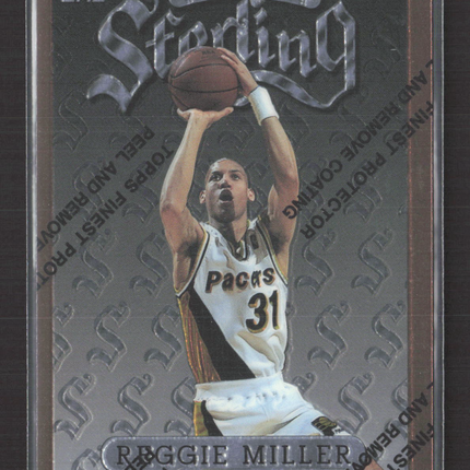 1996 Topps Finest Sterling Reggie Miller #30