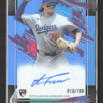 2026 Topps Finest Alex Freeland #FA-AF RC 016/199 Auto