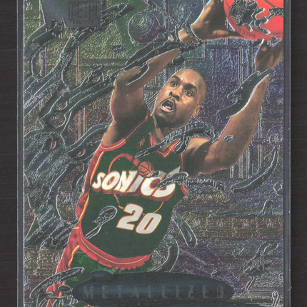 1997 Fleer Metal Metalized Gary Payton #228