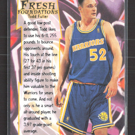 1997 Fleer SkyBox Metal Fresh Foundations Todd Fuller #235