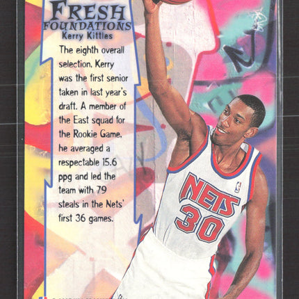 1997 SkyBox Metal Fresh Foundations Kerry Kittles #237