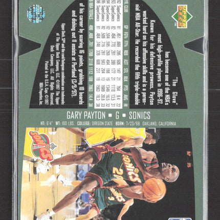1996 Upper Deck SPx Gary Payton #SPX43