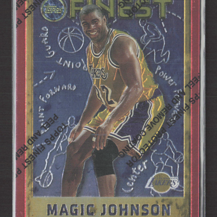 1996 Topps Finest Magic Johnson #252