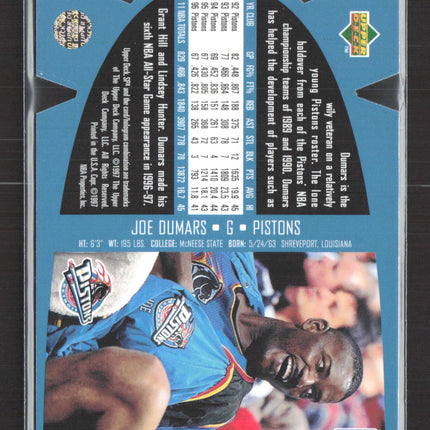 1997 Upper Deck SPx Joe Dumars #SPX12