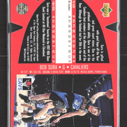 1997 Upper Deck SPx Bob Sura #SPX8