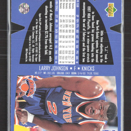 1997 Upper Deck SPx Larry Johnson #SPX33