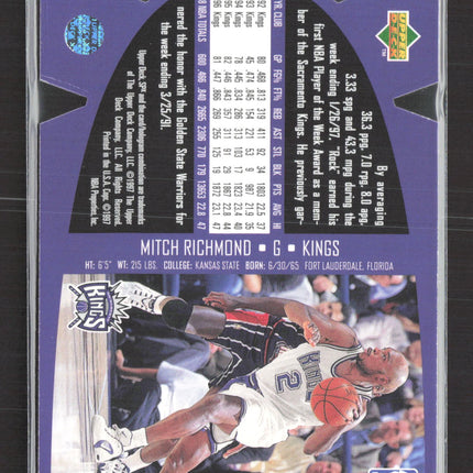 1997 Upper Deck SPx Mitch Richmond #SPX40