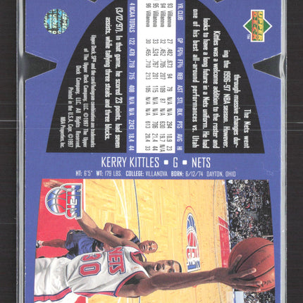 1996 Upper Deck SPx Kerry Kittles #SPX31
