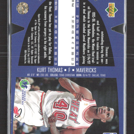 1995 Upper Deck SPx Kurt Thomas #SPX26