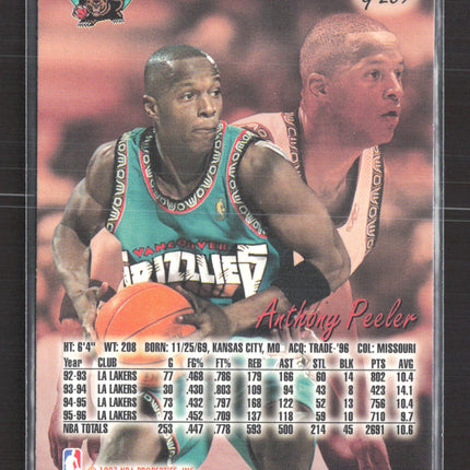 1997 Fleer Ultra Gold Medallion Edition Anthony Peeler #G-259
