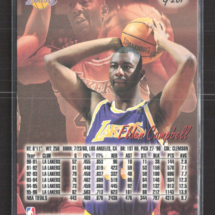 1997 Fleer Ultra Gold Medallion Elden Campbell #G-201 Edition