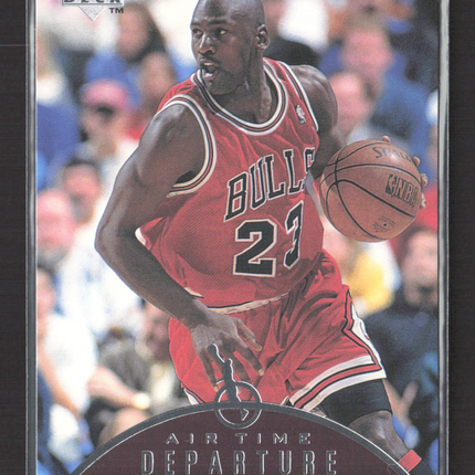 1997 Upper Deck Air Time Departure Michael Jordan #AT3