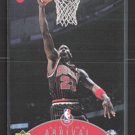 1997 Upper Deck Air Time Departure Michael Jordan #AT3
