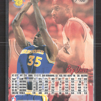 1997 Fleer Ultra Platinum Medallion Ray Owes #P-186