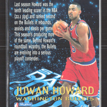 1997 SkyBox E-X2000 Star Date 2000 Juwan Howard #6
