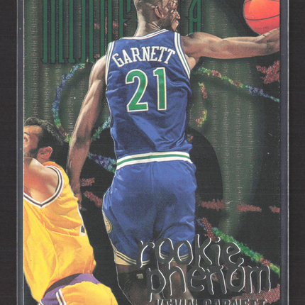 1996 Fleer Rookie Phenom Kevin Garnett #1