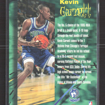 1996 Fleer Rookie Phenom Kevin Garnett #1
