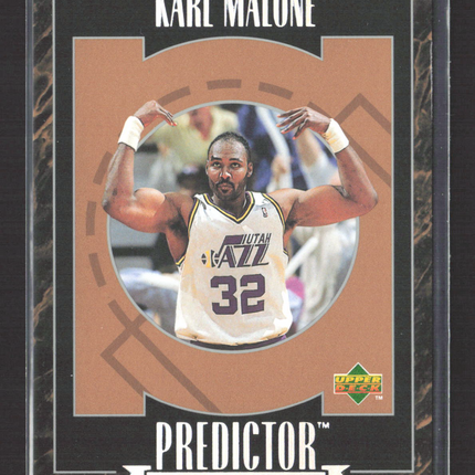 1995 Upper Deck Predictor Karl Malone #R8