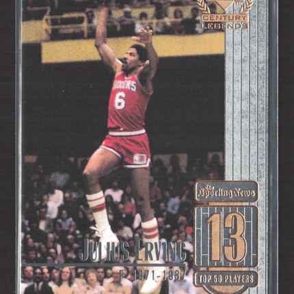 1980 Upper Deck Century Legends Julius Erving #13