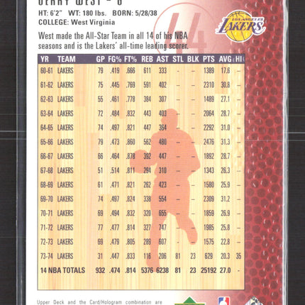 2000 Upper Deck NBA Legends Jerry West #32