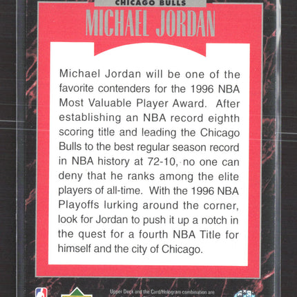 1995 Upper Deck Predictor Michael Jordan #R1