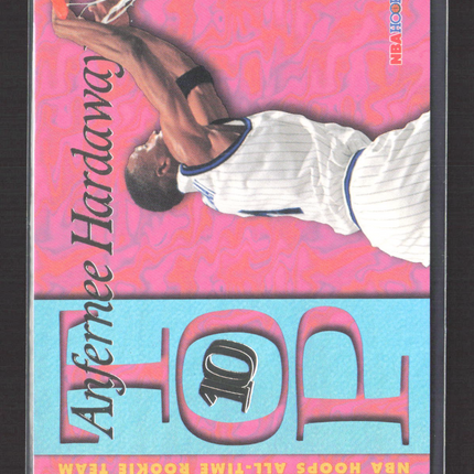1995 SkyBox Hoops Top 10 Anfernee Hardaway #AR5 NBA Hoops All-Time Rookie Team