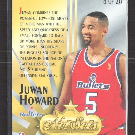 1997 SkyBox Premium Net Sets Juwan Howard #6