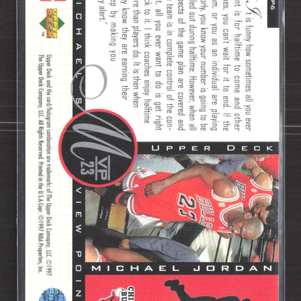 1997 Upper Deck Michael's View Points Michael Jordan #VP6