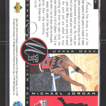 1997 Upper Deck Michael's View Points Michael Jordan #VP5
