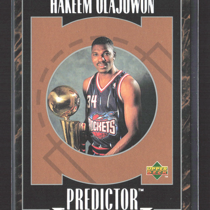 1995 Upper Deck Predictor Hakeem Olajuwon #R6
