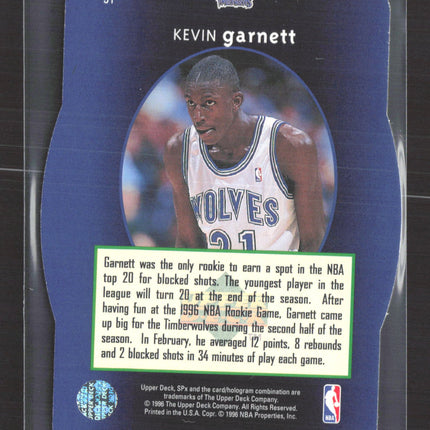 1996 Upper Deck SPx Kevin Garnett #31
