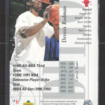 1995 Upper Deck Special Edition Dennis Rodman #SE102