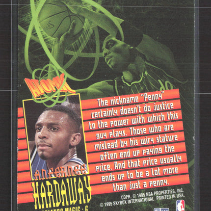 1995 SkyBox Atomic Anfernee Hardaway #A15