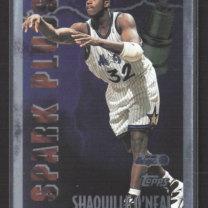 1996 Topps Spark Plugs Shaquille O'Neal #SP1