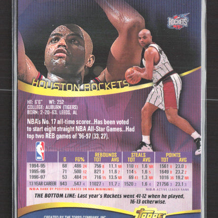 1998 Topps Stadium Club Charles Barkley #158