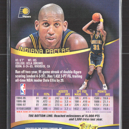 1998 Topps Stadium Club Reggie Miller #42