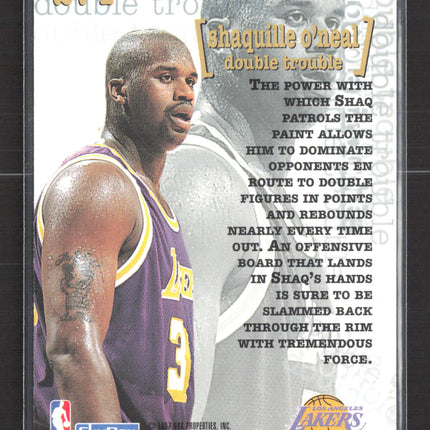 1997 SkyBox Premium Double Trouble Shaquille O'Neal #274