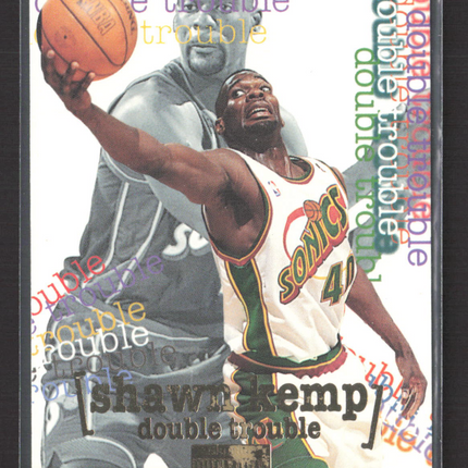 1997 SkyBox Premium Double Trouble Shawn Kemp #269