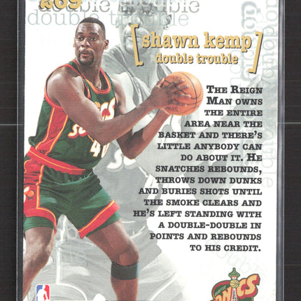1997 SkyBox Premium Double Trouble Shawn Kemp #269