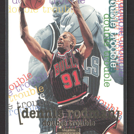 1997 SkyBox Premium Double Trouble Dennis Rodman #276