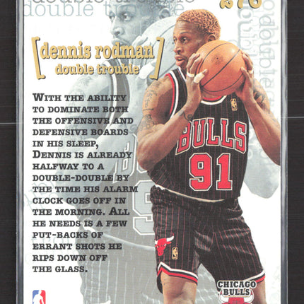 1997 SkyBox Premium Double Trouble Dennis Rodman #276