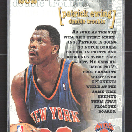 1997 SkyBox Premium Double Trouble Patrick Ewing #262