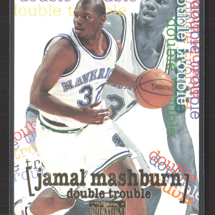 1997 SkyBox Premium Double Trouble Jamal Mashburn #270